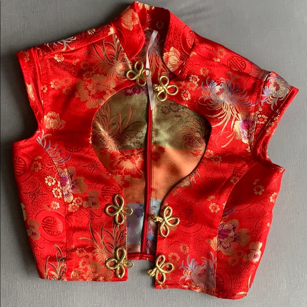 ARE YOU AM I - Jia Top (red) Size XS